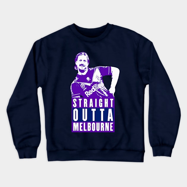 Melbourne Storm - Cameron Munster - STRAIGHT OUTTA MELBOURNE Crewneck Sweatshirt by OG Ballers